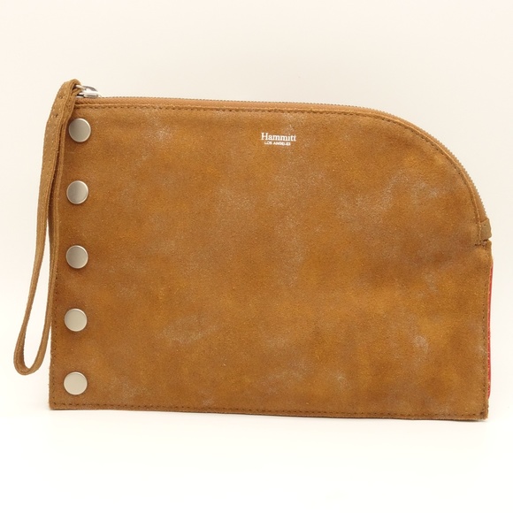 Hammitt Handbags - NWT HAMMITT Richard Large Wristlet Brown Leather